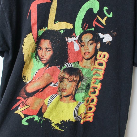 TLC Shirt Mens Black No Scrubs Tee - Picture 2 of 6